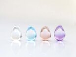 ガラスのプチオブジェ「虹の雫」4色セット ＊夕暮れ＊の画像
