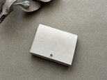 half wallet / 二つ折り財布〝ALASKA〞〖アイボリー〗〖受注制作〗
