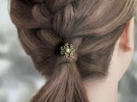 *Always* 再販＊ミルクティー色の小花ヘアゴム