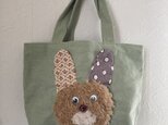 うさぎのトートバッグ①