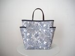 [A様オーダー品] ラミネートミニサイドポケットバッグ　「Angelica Garla」グレーの画像