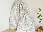 巾着2つセット(デコレクションズ・リーフ)