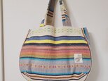 普段使いのマチたっぷりトートバッグ　メキシカンエスニック