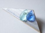 △▶▽ウミノナミナミダ SEA GLASS ピアス　- h -の画像