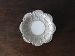 イギリス 炻器 ストーンウェア レリーフ プレート 平皿 φ20.7cm アンティーク 0502011