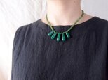 Aventurine × Green jade Necklace／アベンチュリン×グリーンジェード ネックレス