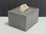 卓上テッシュケース コンクリート製／無印良品対応サイズ