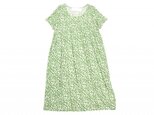 gathered one-piece "rain"(green)