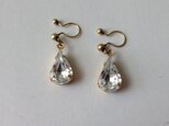 ノンホールピアス No.454クリスタルドロップ