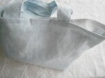 BlueLinen×小花cotton SimpleToteの画像