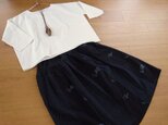 白絣（木綿）のブラウスの画像