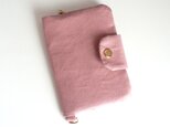 障害者手帳・タクシー券ケース　クラッシックピンク