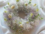 スモークツリーとニゲラのリース
