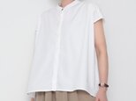 balloon blouse / white