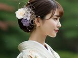桜と紫陽花の髪飾り No.RS50 髪飾り 成人式 卒業式 結婚式 成人式髪飾り 卒業式髪飾り 結婚式髪飾り ヘアアクセサリー