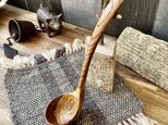 ナラ材のレードル お玉 ③