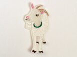 刺繍ワッペン■やぎ■ヤギ■山羊