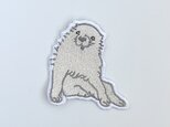 刺繍ワッペン■長沢芦雪■小さな犬■仔犬