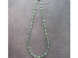 Green Kyanite × Chrysocolla Necklace／グリーンカイヤナイト×クリソコラ ネックレスの画像