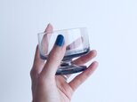 【Vintage】デンマーク 図形のグラス（smoke - liqueur）