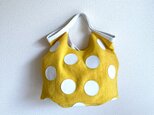 でかくたBag　レザードットパッチ　イエローの画像