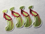 刺繍ワッペン■ウツボカズラ■食虫植物
