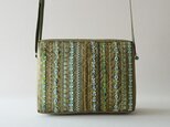 green ribbon shoulder bagの画像