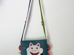 福猫　斜めがけバッグ