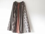 ☆大島紬着物ロングスカート☆パッチワーク♪