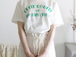 CETTE Tシャツ/ホワイト×グリーン