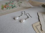 SALE 8800→7040円 シルバーと淡水パールのピアス