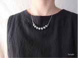 【SV】Green Gray Pearl Necklace／グリーングレー パールネックレス