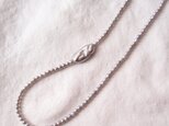 Biwa Pearl Asymmetry Necklace ／ビワパール アシンメトリーネックレス（Gray）