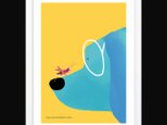 Hello! 犬 送料無料 イラスト A4〜A0 ポスター アートポスター アート/sei検索新着順 3693