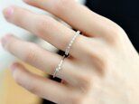 華奢 星のよう ジルコニア指輪 リング ピンキーリング ファランジリング 重ね付けにも～