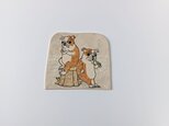 タイルの動物図鑑　ブルドッグ