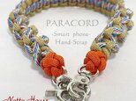 ハンドストラップ スマートホン PARACORD パラコード パラシュート アウトドア ロープ キャンプ 防災 手編み 送料無料