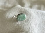 シルバーリング　翡翠