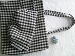 格子柄×RayonLinen Bag＆pouch