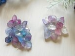YUMI様用　アジサイ×ピアス&クリップ イヤリング〜Elfriede  〜　　