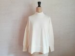 【特別提供品】希少素材♡綿カシミヤハイネックプルオーバー　オフホワイト