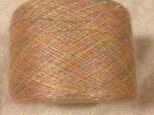 手染め糸⑥　光沢のあるパステルモヘア系　110gの画像