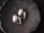 【SV】Baroque Pearl Earrings/Gray・グレーバロックパール イヤリング