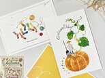 かぼちゃと靴下のメッセージカード