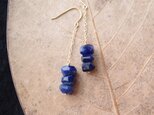 【K14gf】Sodalite Mini Earrings／ソーダライト ミニピアス