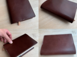 hiro.kanda様オーダー品 B6用手帳・ノートカバー 手縫い・本革【選べる革とステッチ】【名入れ無料】栃木レザーのコピー