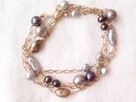 Baroque Pearl Mix Necklace ／バロックパールミックス ネックレス
