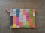 フラットキャンディポーチ　モザイク