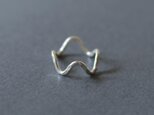 Karen silver ring / ウェーブライン