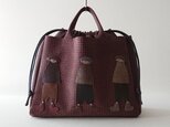 annco leather 3way tote [brown]
